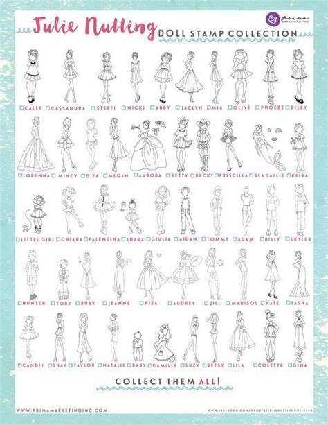 julie nutting|julie nutting doll stamps chart.